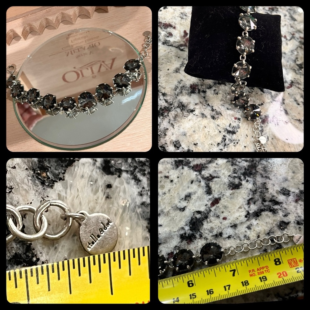 Look at video! -Stella & Dot Somervale Tivoli Twinkling Purple Bracelet